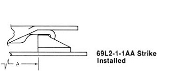 69L2-1-1AA strike installed
