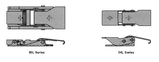 light duty tension latches